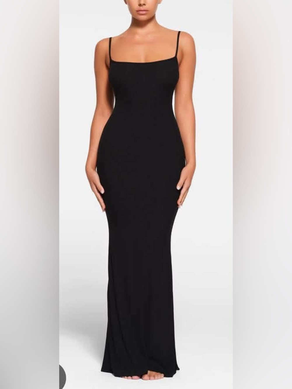 Skims Soft Modal Ribbed Lounge Dress